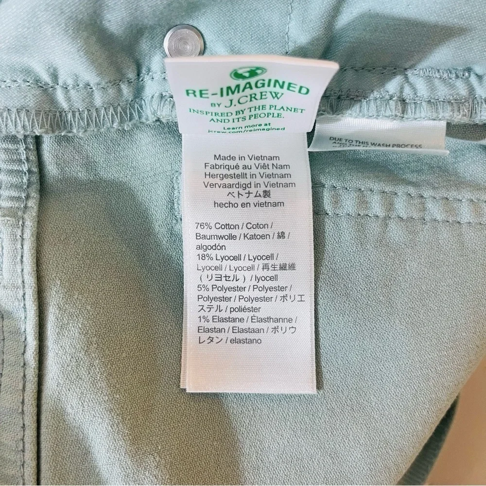 J. Crew Vintage Slim Straight Corduroy Pants Size 30 Blue Pockets
